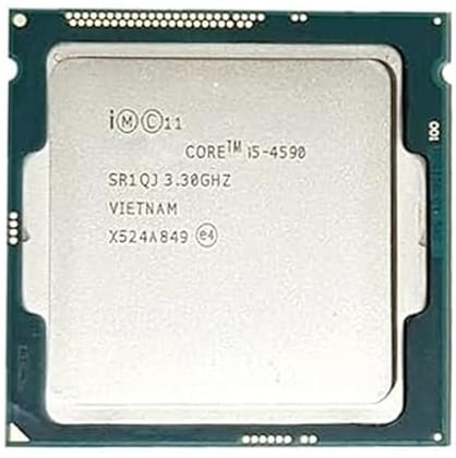 Intel Core i5 4430/4440/4460/4570/4590/4670/4690 4th Generation, 1.9 GHz Upto 3.5 GHz, LGA 1150 Socket, 4 Cores, 4 Threads, 6 MB Cache, Desktop Processor, 1 Year Warranty (Silver)