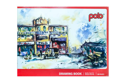 polo A3 Drawing Book - 36 Pages | Sketchpad | Ideal for Artists, Students, and Kids | Durable Softcover | Acid-Free Paper | Smooth Texture for Sketching & Drawing