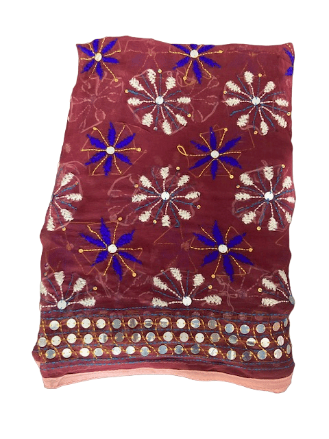 Mirror work dupatta 