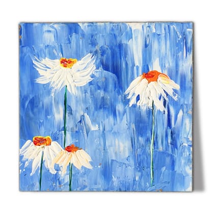 Knife Painting on MDF Square Board DIY Kit by Penkraft