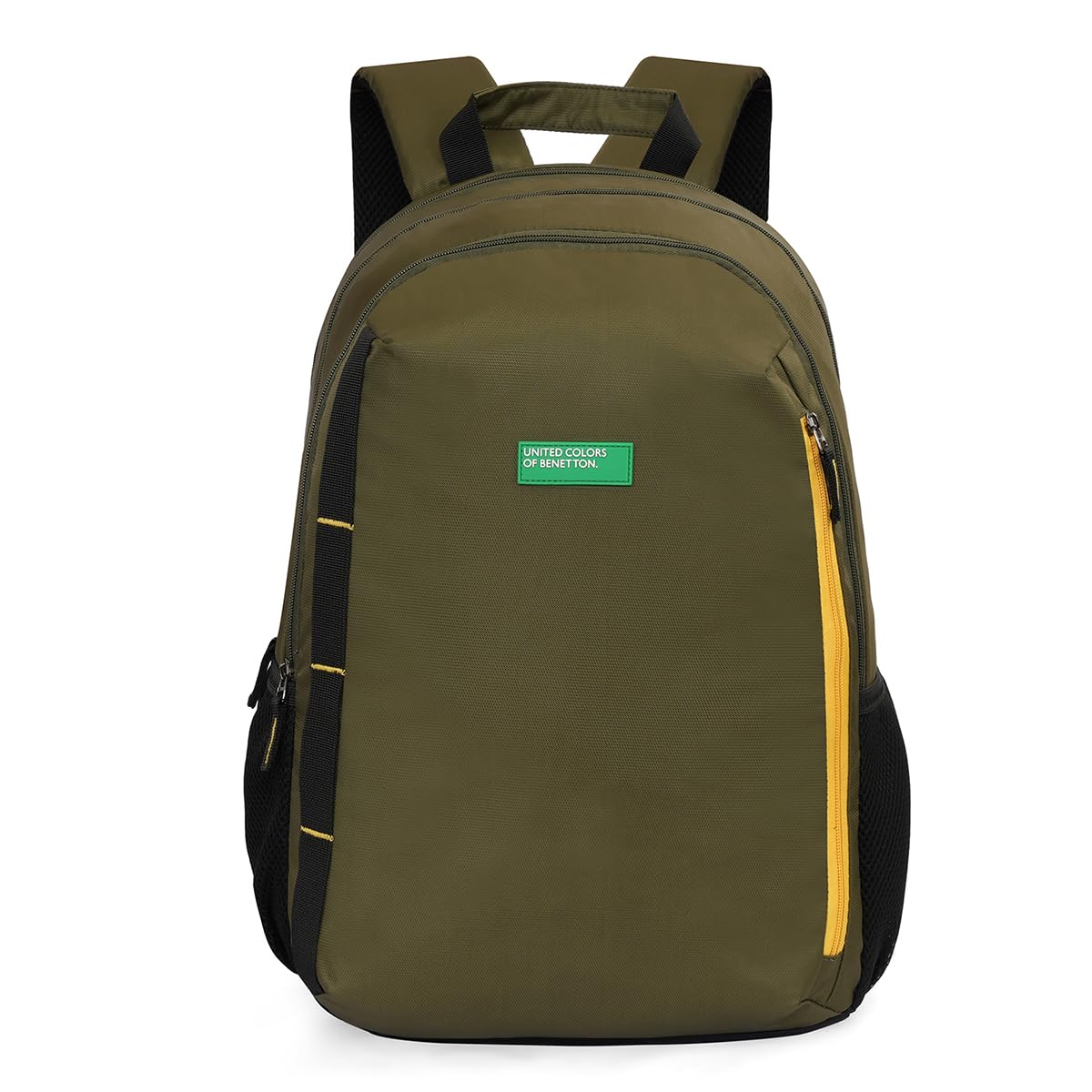 United Colors of Benetton Fabio 30L Backpack, Water-Resistant, 3-Compartment Design, Stylish & Functional for College & Travel, with 1-Year Warranty