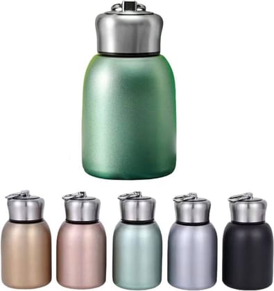 Insulated Stainless Steel Mini Water Bottle (Green, 300ml) | Vacuum Insulation | Daily Hydration