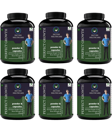 Secure Healthcare Perfect Growth Vanilla Flavor 0.6 kg Powder Pack of 6