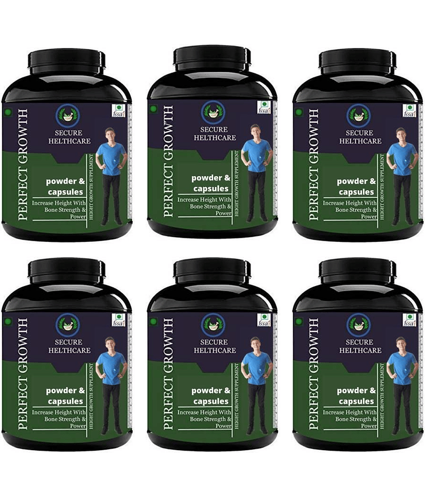 Secure Healthcare Perfect Growth Vanilla Flavor 0.6 kg Powder Pack of 6