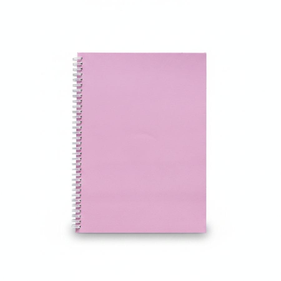 Spiral Bound Notebook - Soft Pink