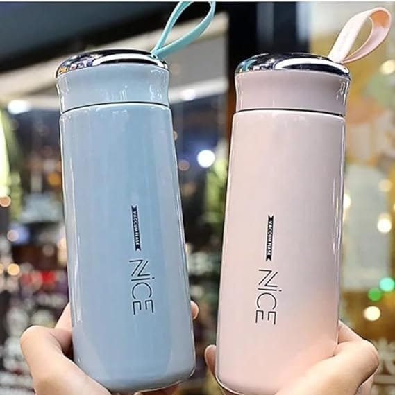 Water Bottle 400 ML Leak Proof Glass Bottle for Daily Water 1 Pc