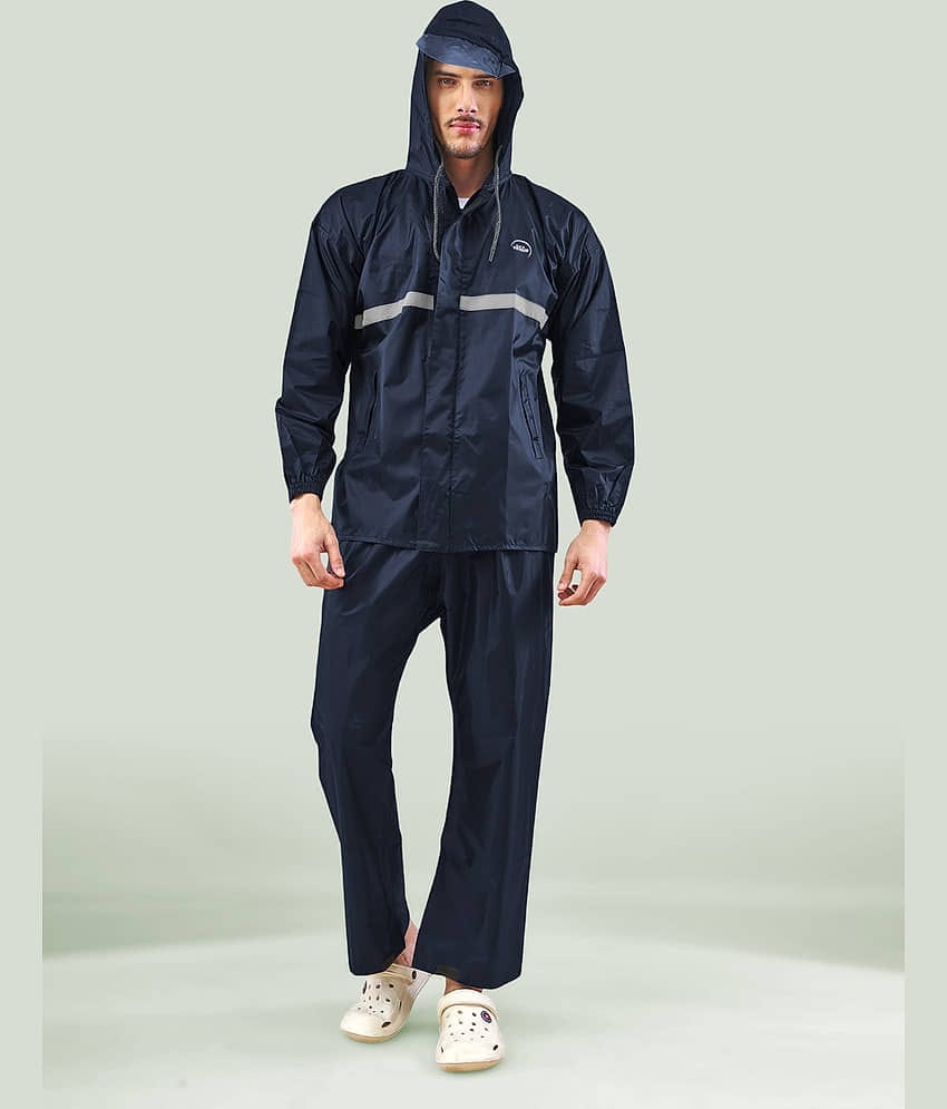 lux venus Navy Nylon Men's Rain Suit ( Pack of 1 )