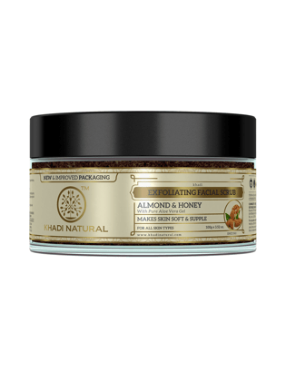 Khadi Natural Almond & Honey Exfoliating Facial Scrub - 100gm Sale