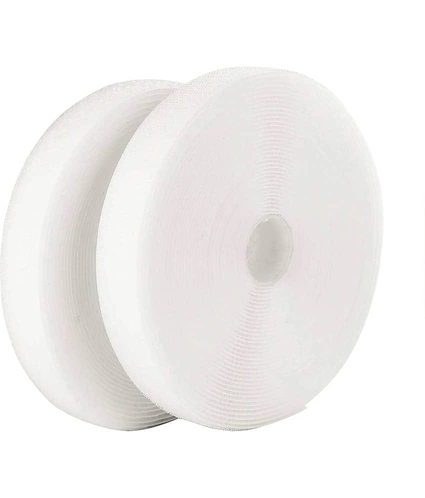 LXMI 20mm Hook & Loop Fastening Velcro Tape 25m Velcro tape ( Pack of 1 )
