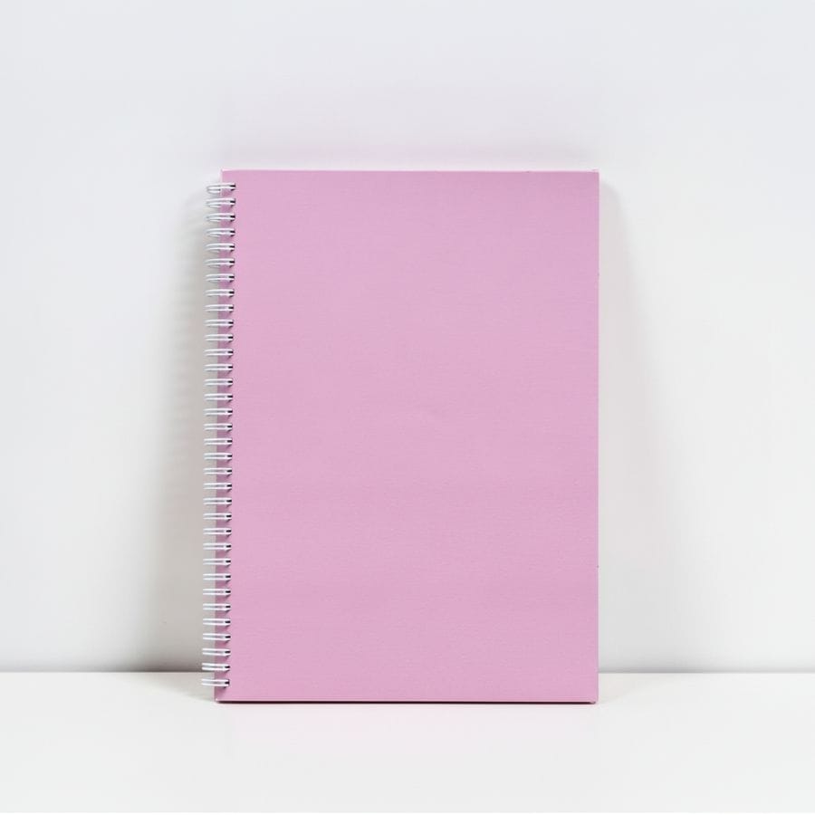 Pink Spiral Bound Notebook