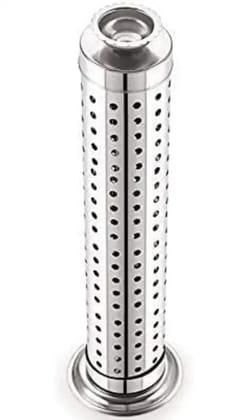 Incense Stick Stand Holder with Ash Catcher for Home, Office & Temple Material: Stainless Steel, 1 Incense Stick Stand Holder with Ash Catcher for Home, Office & Temple Material: Stainless Steel, 1