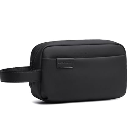 Arctic Hunter Small Toiletry Bag for Men Travel Pouch Polyester Lightweight Shaving Kit Bags Hanging Dopp Kit for Men Toiletry Bag & Cash Pouch Bag for Storage, Black Arctic Hunter Small Toiletry Bag for Men Travel Pouch Polyester Lightweight Shaving Kit