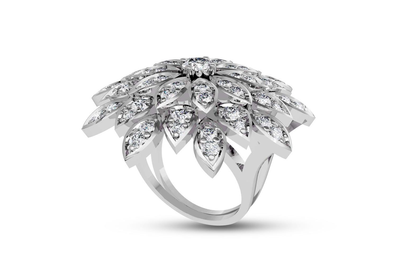 Blooming Marquise Designer Ring