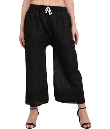 Aadrika - 100% Cotton Flared Pink Women's Palazzos ( Pack of 1 )