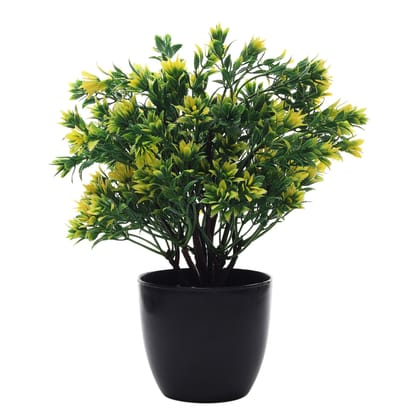 Foliyaj Artificial Plant Flower Bonsai Tree with Pot for Home Decor Living Bed Room Office