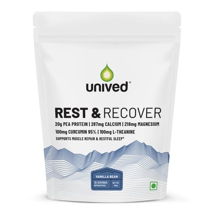 Unived Rest and Recovery Protein for Stress and Immunity Vanilla Bean
