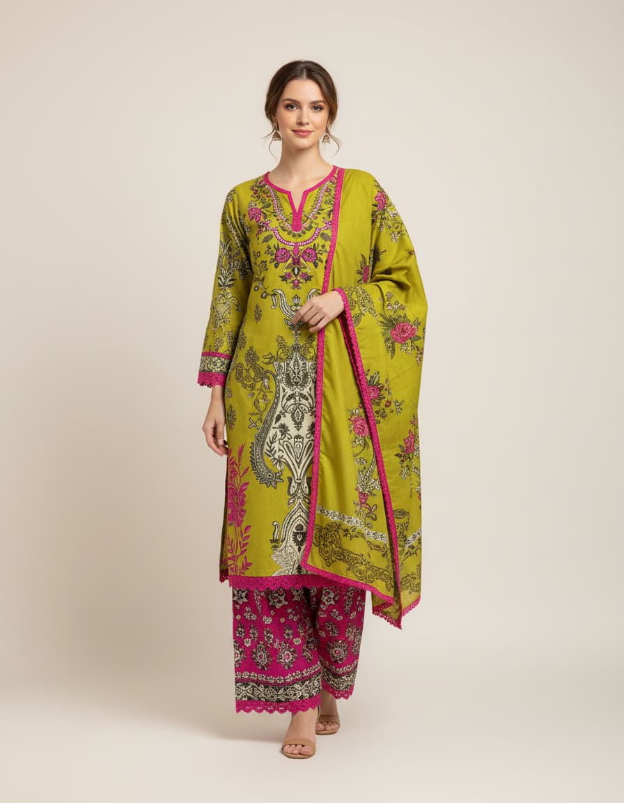 Pakistani lawn suit
