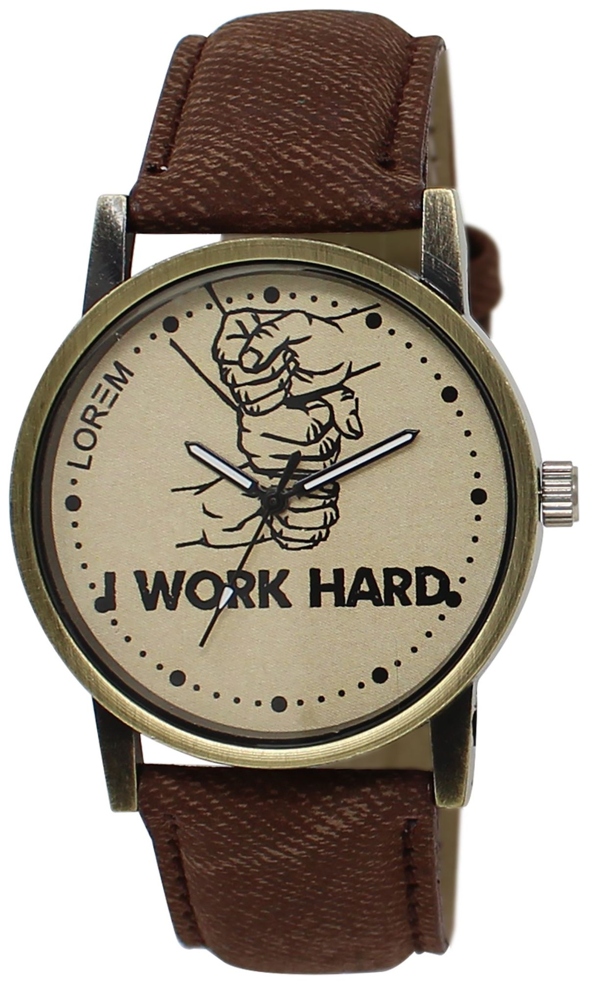 LOREM Grey Work Hard Analog Watch for Men LR29-UF
