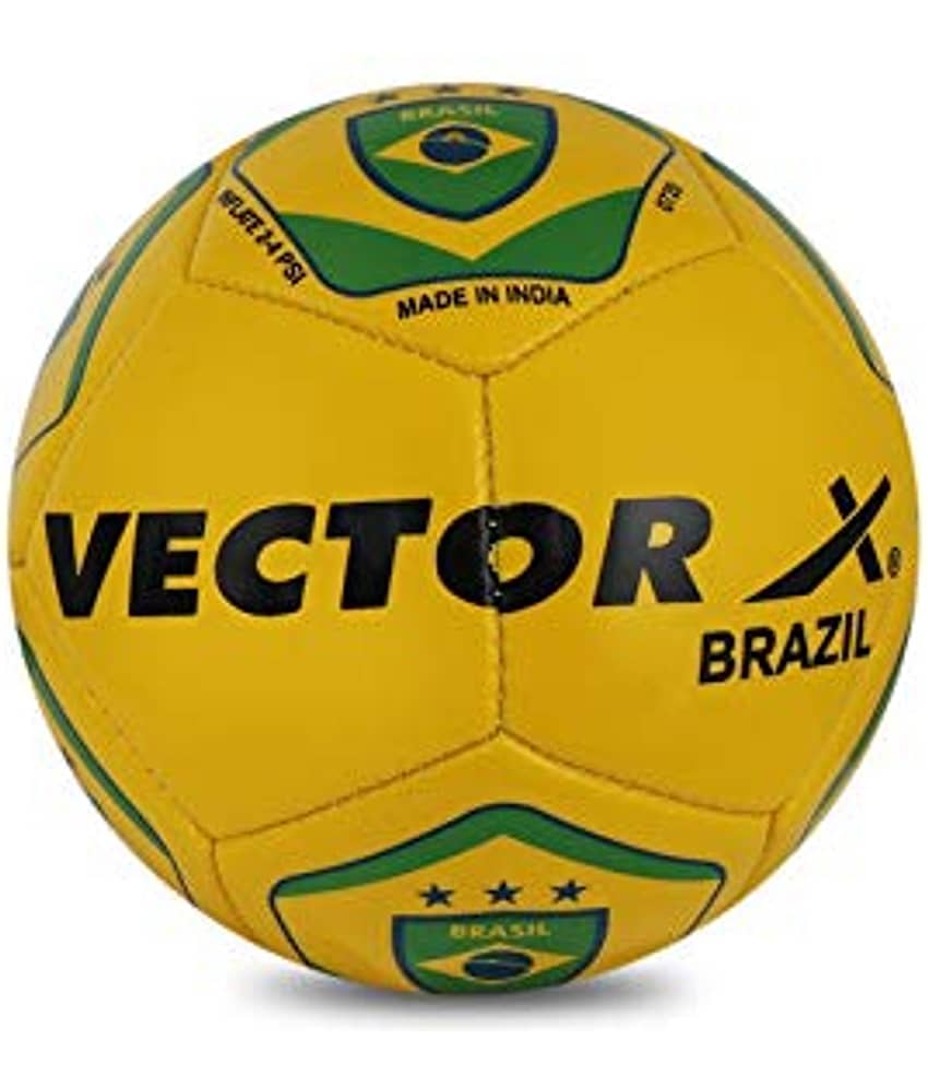 Vector X Brazil MS Stitched  Yellow Football Size- 3