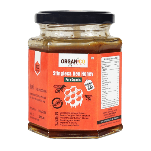 Organico Stingless Bee Honey 300 Gms