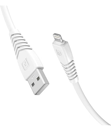 Portronics Magnetic Charging Cable White - 1 Meter