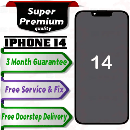 Apple iPhone 14  (display glass combo folder) Mobile Display LCD Screen With Touch