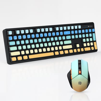 Portronics Key 12 Wireless Keyboard & Mouse Combo - Multicolor
