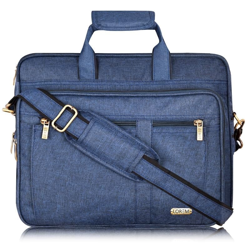 LOREM 28L Faux Leather Messenger Bag For Men-UF