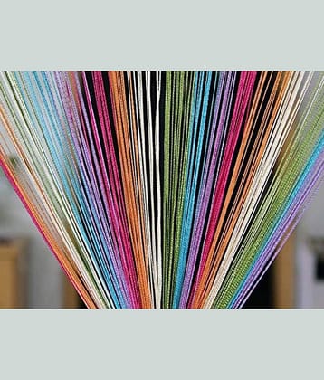 PINDIA Single Long Door Solid String Curtain