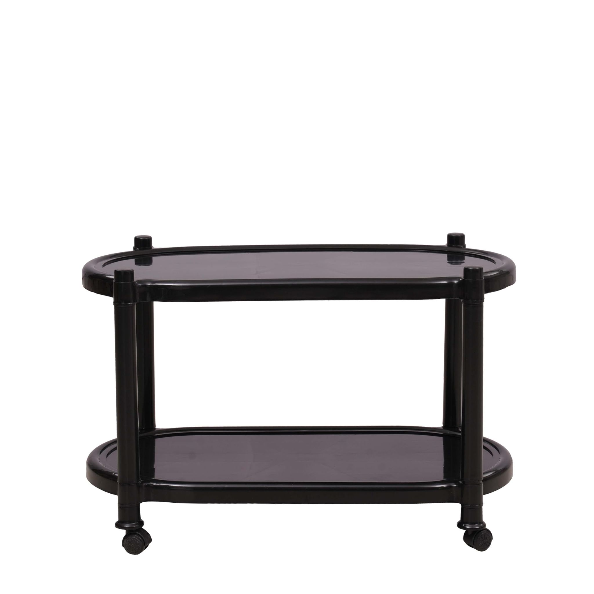 Supreme Furniture Aqua Plastic Center Trolley Table Suitable for Living Room, Drawing Room, Office, School, Indoor & Outdoor