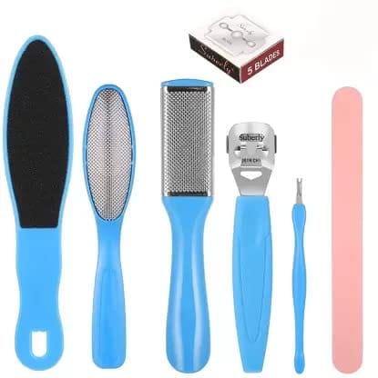 Elecsera Foot Scrubber for Skin, Foot Scraper, Foot File, Filer for Nail Repair Tool