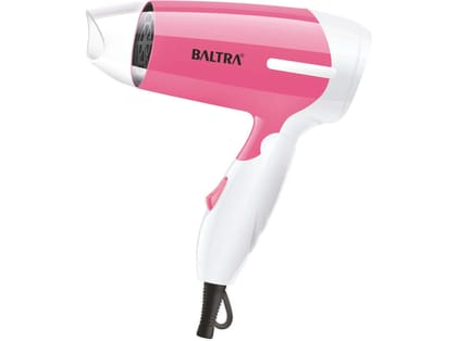 BALTRA Ruma Hair Dryer 1000W for Hair Styling, Blow Dry for Men & Women, 2 Heat Settings, Foldable Handle, Overheat Protection BALTRA Ruma Hair Dryer 1000W for Hair Styling, Blow Dry for Men & Women, 2 Heat Settings, Foldable Handle, Overheat Protection