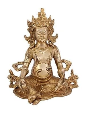 Arihant Craft� Ethnic Decor God Kuber Idol Hand Work � 25.5 cm (Brass, Gold) Arihant Craft� Ethnic Decor God Kuber Idol Hand Work � 25.5 cm (Brass, Gold)