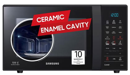 Samsung 21 L, Convection Microwave Oven (CE73JD-B1/XTL, Black, Various Cooking Modes, Pre heat, Eco Mode, Power Defrost, Auto Cook, Wire Rack, Ceramic Enamel Cavity with 10 year warranty) Samsung 21 L, Convection Microwave Oven (CE73JD-B1/XTL, Black, Var Samsung 21 L, Convection Microwave Oven (CE73JD-B1/XTL, Black, Various Cooking Modes, Pre heat, Eco Mode, Power Defrost, Auto Cook, Wire Rack, Ceramic Enamel Cavity with 10 year warranty) Samsung 21 L, Convection Microwave Oven (CE73JD-B1/XTL, Black, Var