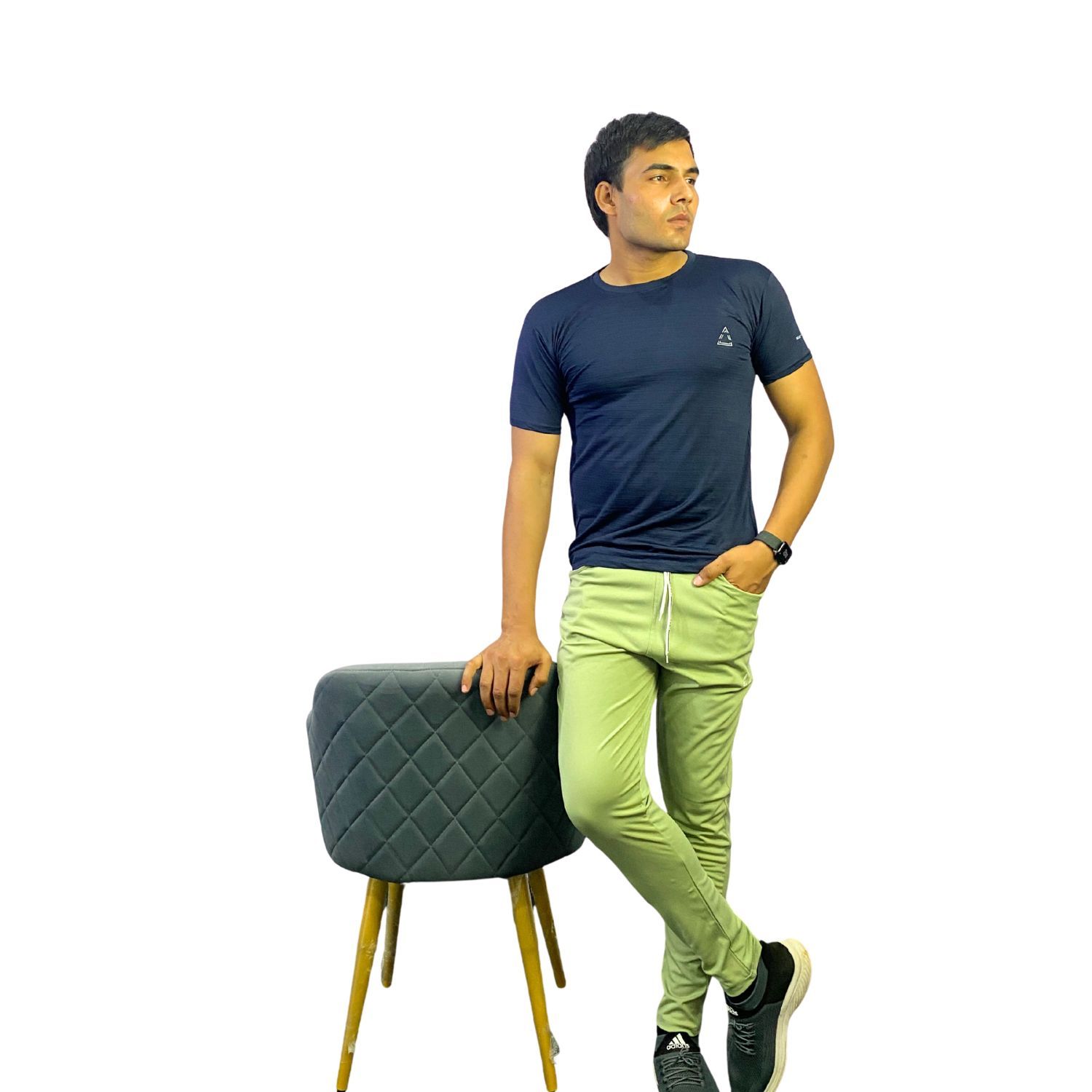 Wruxing Solid Men Track Suit