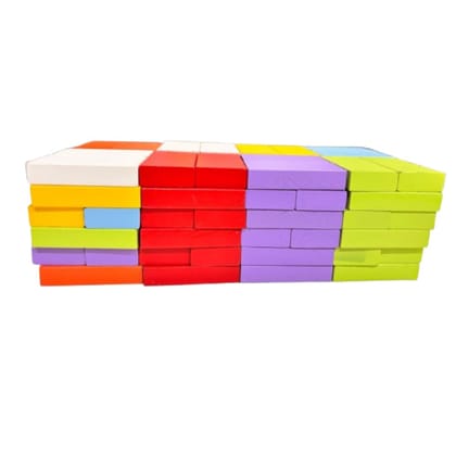 ZUVOY Domino Dash 100-Piece Wooden Domino Set | Montessori Toy | Ages 3+ | STEM Game, Tumbling Fun, Fine Motor Skills, Color Sorting ZUVOY Domino Dash 100-Piece Wooden Domino Set | Montessori Toy | Ages 3+ | STEM Game, Tumbling Fun, Fine Motor Skills, Color Sorting