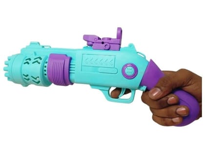 The New JoyMates [Multicolor] Electric Shotgun Bubbles Gun Toy for Kids | Automatic Bubble Shooter with Bubble Solution | Colorful Outdoor Fun | Safe and Durable | 3+ Years (Multicolor).