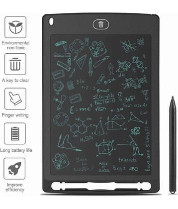 Alphonso 8.5 inch LCD Electronic Kids Tablets Writing & Drawing Doodle Board Pad, Portable & Erasable Tab with Stylus & Memory Lock