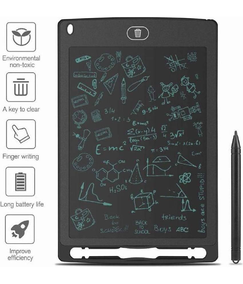 Alphonso 8.5 inch LCD Electronic Kids Tablets Writing & Drawing Doodle Board Pad, Portable & Erasable Tab with Stylus & Memory Lock