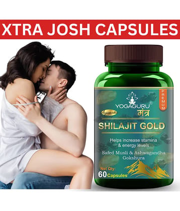 Shilajit Gold | Premium Vitality | Ayurvedic Supplement for Men 60 Capsules