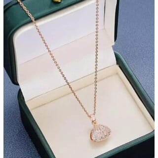Minha sterling shell pearl pendent gold necklace jewellery