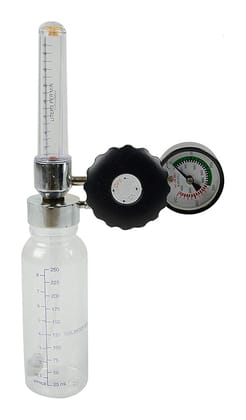 Aabha Oxygen Flowmeter With Humidifier Bottle