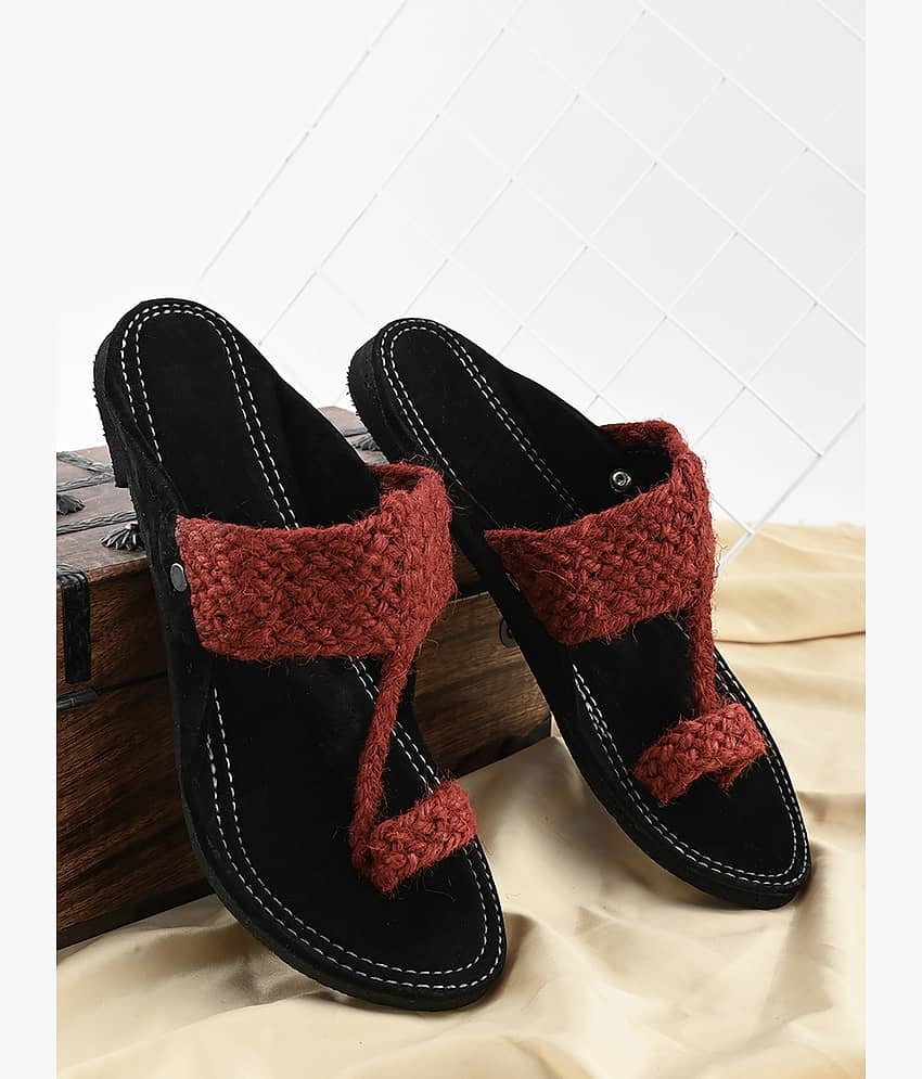 Anjaneya Creations Red Men's Daily Slipper