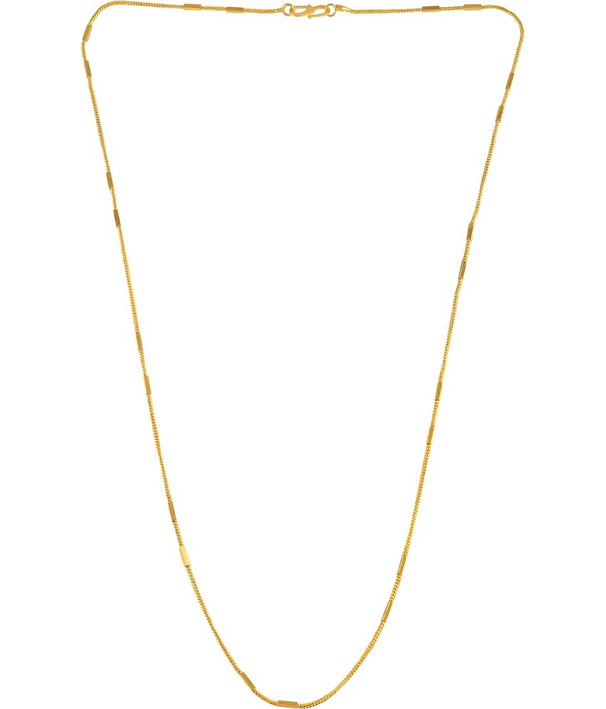 ADMIER Gold Plated Chain ( Set of 1 )