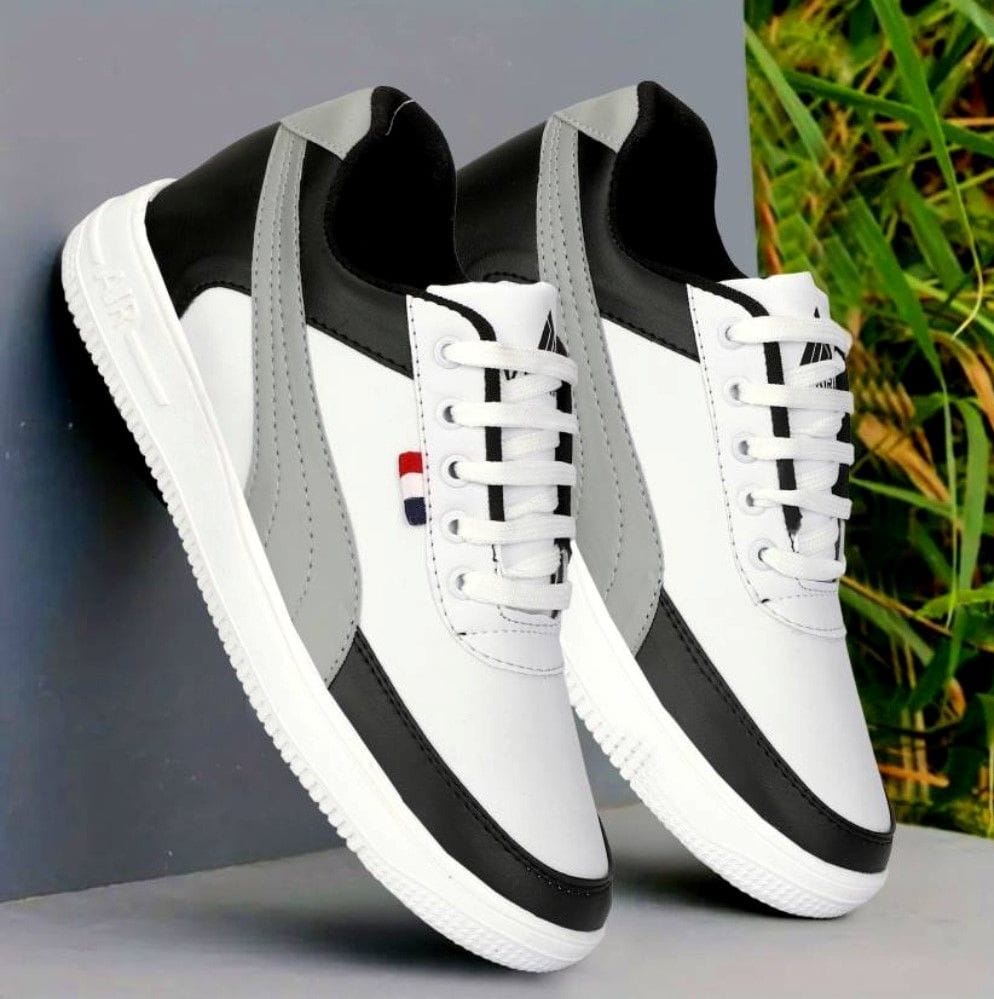Mens Casual Synthetic Lace-ups Casual Shoes Size 7 (White)
