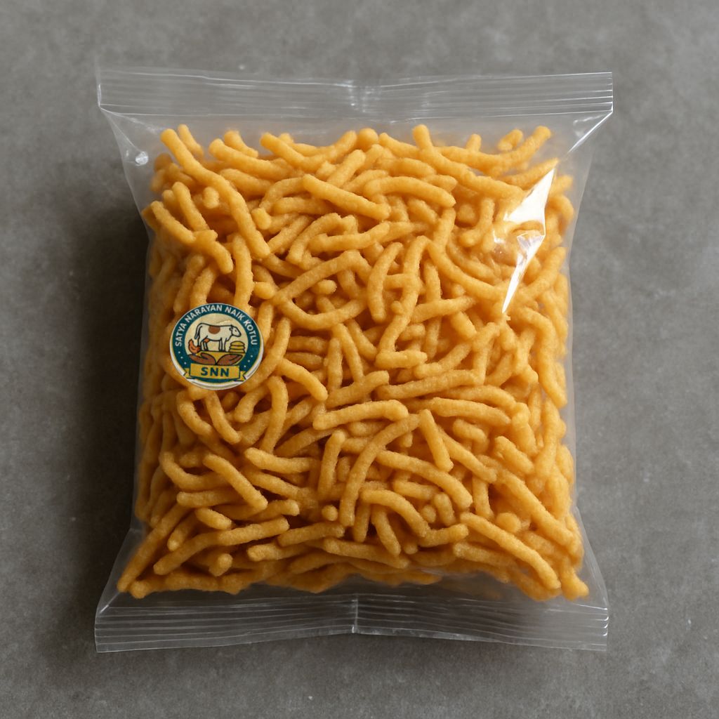 Satya Narayan Naik Kotlu's garlic sev