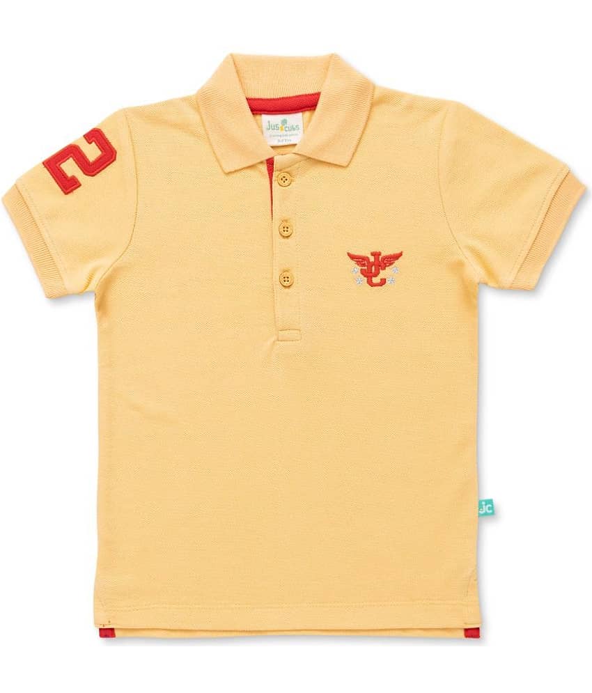 Juscubs Pack of 2 Boys Cotton T-Shirt ( Yellow )