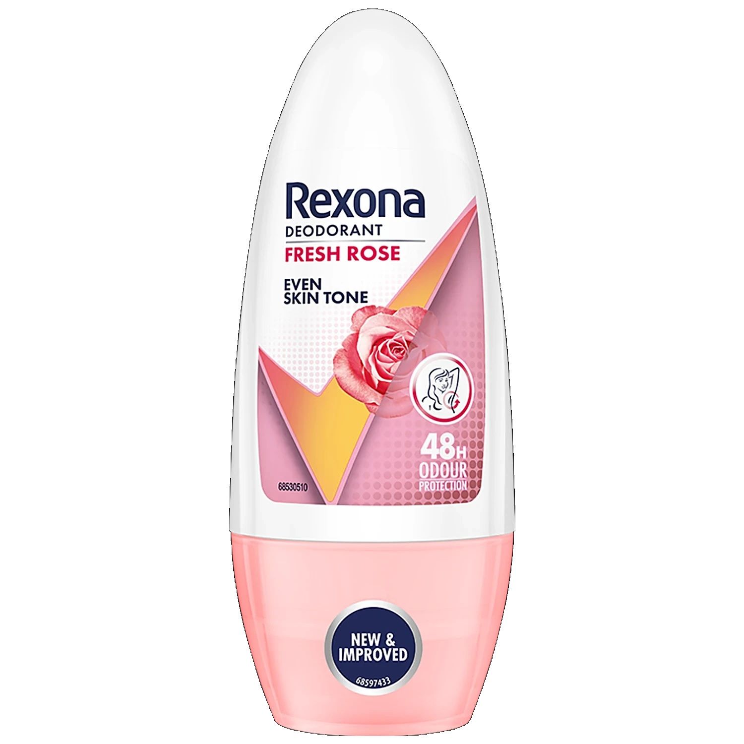 Rexona-Rollon Underarm Roll On Deodorant For Women - Fresh Rose, 50 ml
