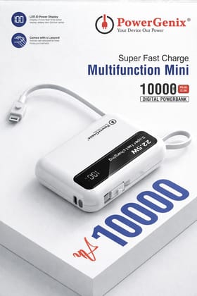 Super Fast Charge 10000mAh PowerGenix Power Bank