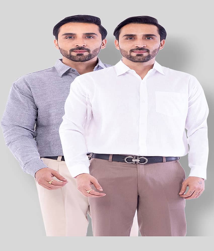 DESHBANDHU DBK - Multicolor Cotton Regular Fit Men's Casual Shirt (Pack of 2 )